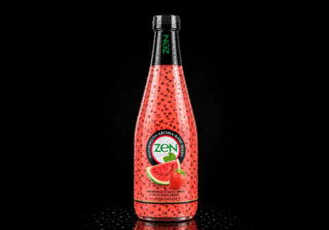 Zen (căpșună, pepene roșu și semințe de busuioc) 300 ml