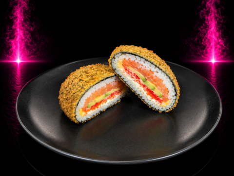 Burger cu somon